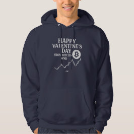 Crypto Valentijnsdag Bitcoin Trend Trader Hoodie