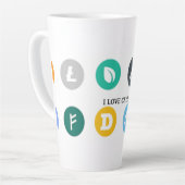 CRYPTO VALUTA LIEFHEBBER IN HANDELAAR LATTE MOK (Linkerhoek)