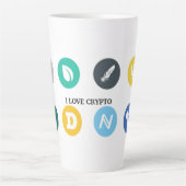 CRYPTO VALUTA LIEFHEBBER IN HANDELAAR LATTE MOK (Voorkant)