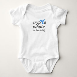 Crypto Walvis in Opleiding Baby Body Romper
