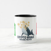 Crypto Whale Bitcoin Buy Sell Trading Coffee Mug Mok (Midden)