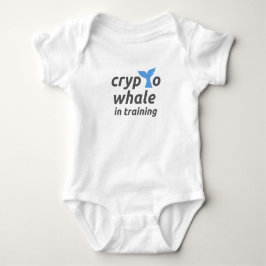 Crypto Whale in Training Baby Bodysuit