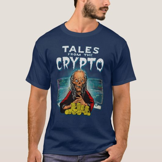 CRYPTOALES grappige cryptocurrency-mijnwerker stri T-shirt (Voorkant)
