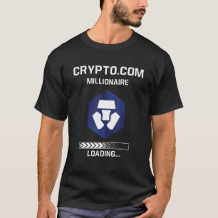 Cryptocom Coin Millionaire Cryptocurrency Hodler T-shirt