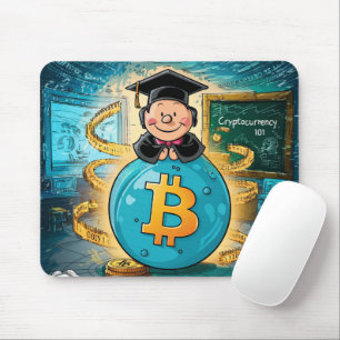 Cryptocurrency-Afstuderen Muismat