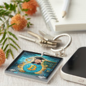 Cryptocurrency-Afstuderen Sleutelhanger (Voorkant Rechts)