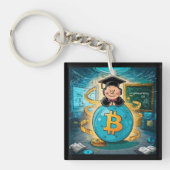 Cryptocurrency-Afstuderen Sleutelhanger (Voorkant)