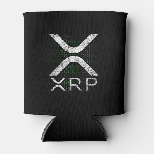 Cryptocurrency Binary Code XRP Hodlers Crypto Meme Blikjeskoeler (Voorkant)