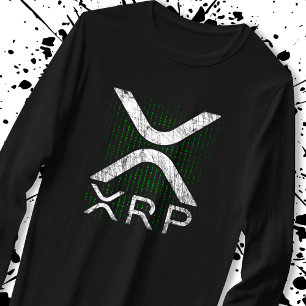 Cryptocurrency Binary Code XRP Hodlers Crypto Meme T-shirt