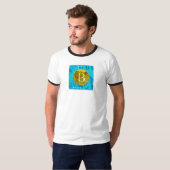 Cryptocurrency Bitcoin & Chip T-shirt (Voorkant volledig)