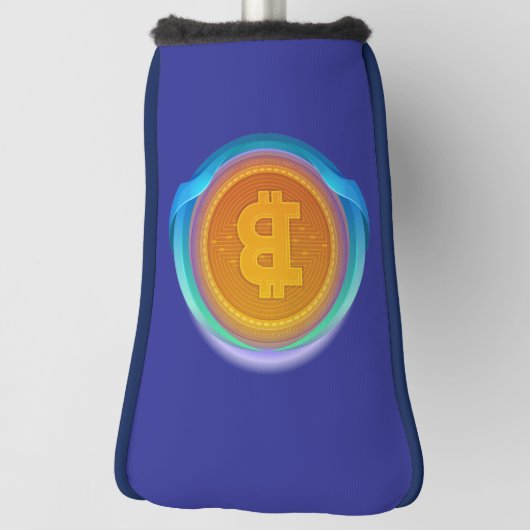CRYPTOCURRENCY BITCOIN GOLFHEADCOVER (Draai 90)