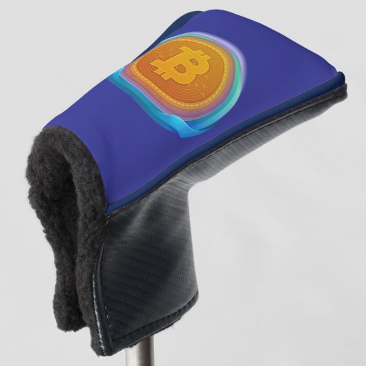 CRYPTOCURRENCY BITCOIN GOLFHEADCOVER (3/4 voorkant)