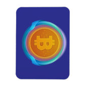 CRYPTOCURRENCY BITCOIN MAGNEET (Verticaal)
