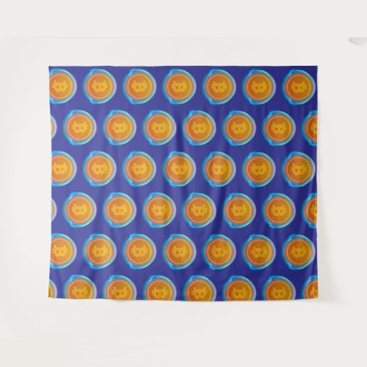 CRYPTOCURRENCY BITCOIN WANDKLEED (Voorkant (horizontaal))