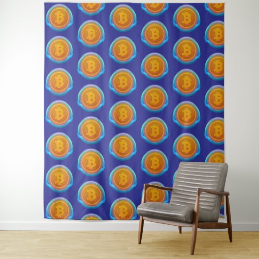 CRYPTOCURRENCY BITCOIN WANDKLEED (In situ)