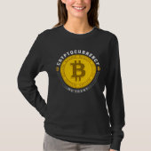 Cryptocurrency Bitcoin We Trust T-shirt (Voorkant)