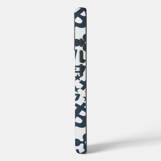 Cryptocurrency blauw patroon Case-Mate iPhone case (Achterkant / Links)