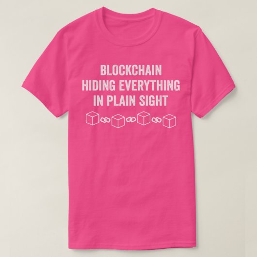 Cryptocurrency Blockchain Ethereum Ether ETH Grapp T-shirt (Design voorkant)