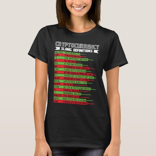 Cryptocurrency Blockchain Trader Finance Crypto in T-shirt (Voorkant)