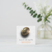 Cryptocurrency Broker Vierkante Visitekaartje (Staand voorkant)