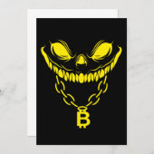 Cryptocurrency BTC Money Gift Kaart (Voorkant / Achterkant)