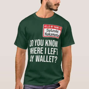 Cryptocurrency Crypto Bitcoin Grappig Hotel Satosh T-shirt