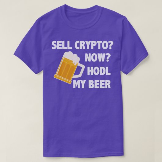 Cryptocurrency Crypto Bitcoin Grappig Hotel T-shirt (Design voorkant)