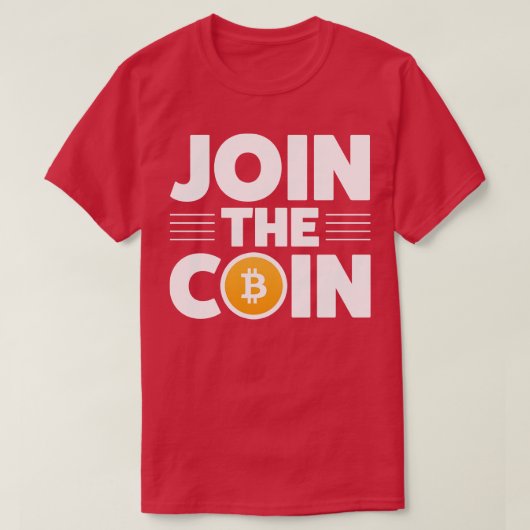 Cryptocurrency Crypto Bitcoin Grappig Houd je aan T-shirt (Design voorkant)