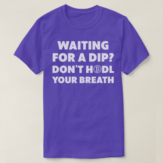Cryptocurrency Crypto Bitcoin Grappige Hodl 2 T-shirt (Design voorkant)
