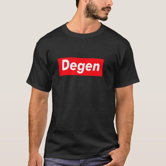 Cryptocurrency Day Trader Mannen Women Degen Crypt T-shirt (Voorkant)