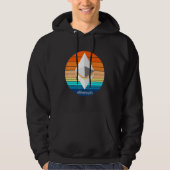Cryptocurrency Ether Blockchain Etereum Retro Suns Hoodie (Voorkant)