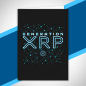 Cryptocurrency Generation XRP Crypto Blockchain Kaart