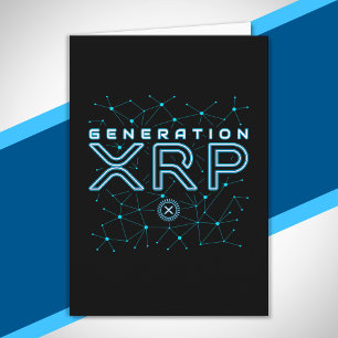 Cryptocurrency Generation XRP Crypto Blockchain Kaart