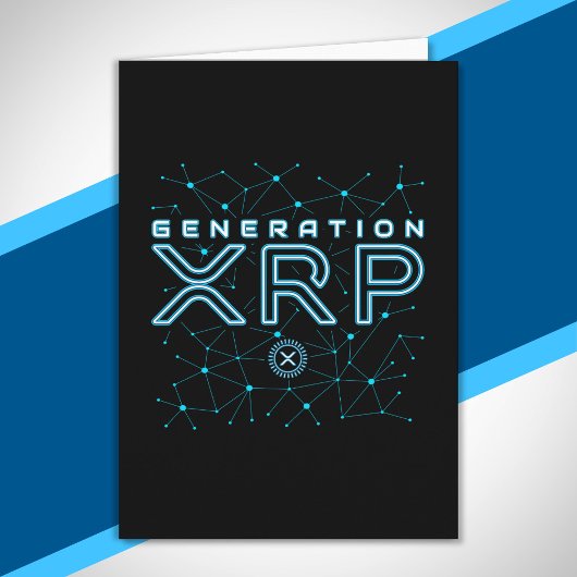 Cryptocurrency Generation XRP Crypto Blockchain Kaart