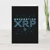 Cryptocurrency Generation XRP Crypto Blockchain Kaart (Voorkant)