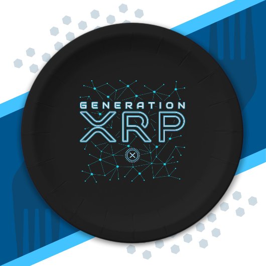 Cryptocurrency Generation XRP Crypto Blockchain Papieren Bordje