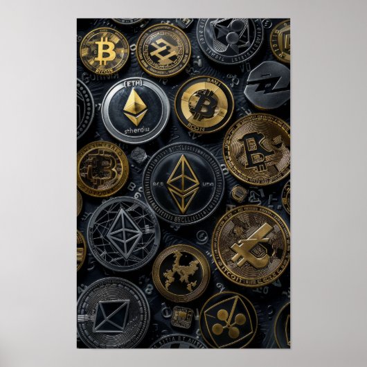 Cryptocurrency gids voor beginners Poster (Voorkant)