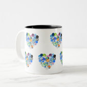 Cryptocurrency hartslag Mok (Voorkant links)