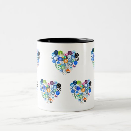 Cryptocurrency hartslag Mok (Center)