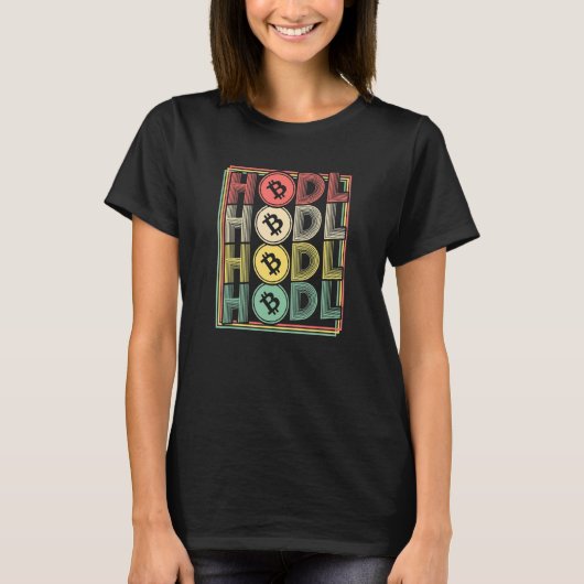 Cryptocurrency Hodl Crypto Bitcoin Btc Krypto T-shirt (Voorkant)