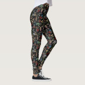 Cryptocurrency kleurrijk geldpatroon leggings (Rechts)