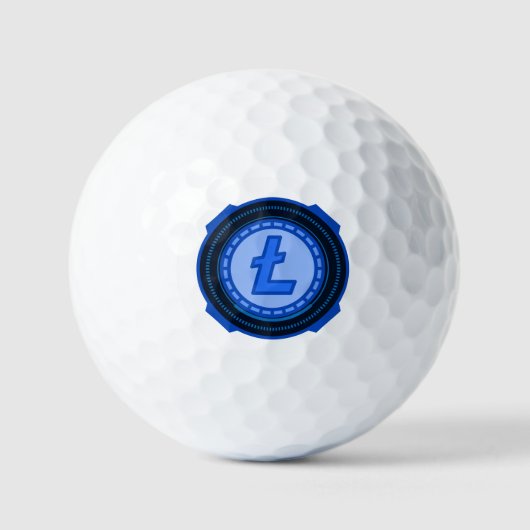 CRYPTOCURRENCY LITECOIN GOLFBALLEN (Voorkant)