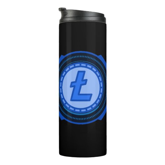 CRYPTOCURRENCY LITECOIN THERMOSBEKER (Geroteerd rechts)