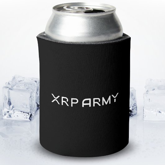 Cryptocurrency Meme XRP Army Quote Hodl Crypto Blikjeskoeler