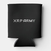 Cryptocurrency Meme XRP Army Quote Hodl Crypto Blikjeskoeler (Voorkant)