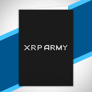Cryptocurrency Meme XRP Army Quote Hodl Crypto Kaart