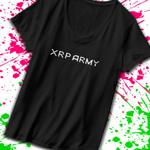 Cryptocurrency Meme XRP Army Quote Hodl Crypto T-shirt