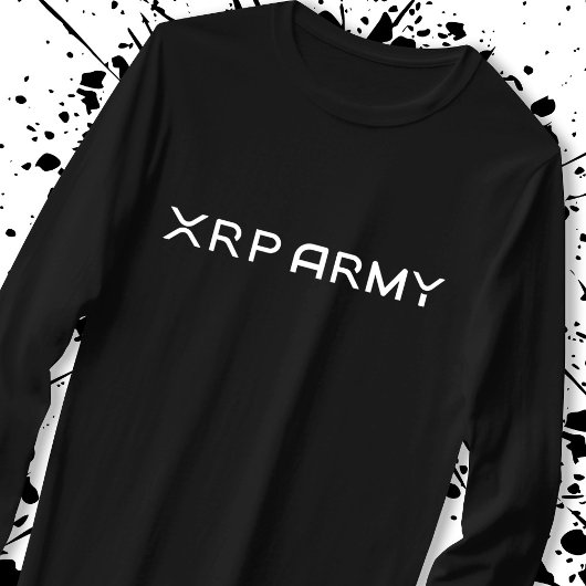 Cryptocurrency Meme XRP Army Quote Hodl Crypto T-shirt