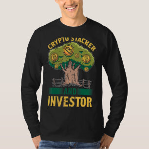 Cryptocurrency Millionaire Crypto Stacker Investor T-shirt