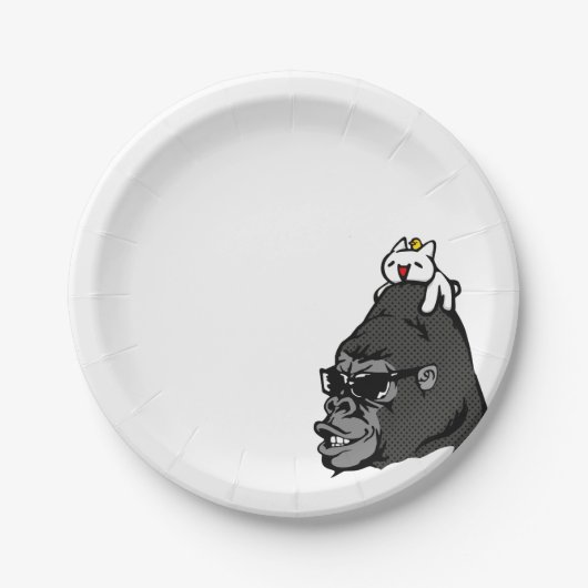 Cryptocurrency MonaCoin Gorilla and Monar Papieren Bordje (Voorkant)